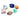 Andean Kuichi Chumpi Stones – Rainbow Chakra Shamanic Set (7 Points, 1.25″)