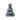 Buddha Offering Statue with Candle Holder – 28cm Antique Grey Finish