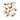 Indian Mini Cow Bell Garland 100cm – 10 Bells with Beads