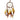 Native American Crystal Dream Catcher 3” Brown – Handmade