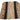 A flat-laid woven textile, likely a traditional blanket, rug, or garment panel, featuring vertical stripes of black, tan, beige, pink, and light green with geometric diamond patterns.
