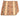 A square woven textile with a South American Andean pattern, featuring vertical stripes with geometric motifs and stylized figures in brown, tan, and black on a cream background.