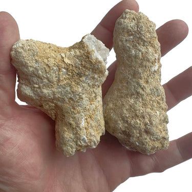 Calcite & Quartz Geode 4–8cm Uncracked – Natural Break-Open Crystal -