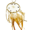 Crystal Dream Catcher 4″ - Handmade in Canada - Tan