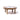 Moon Goddess Print Glass Topped Altar Table 30cm x 12.5cm - Mango Wood