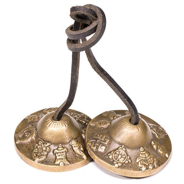 Tibetan Tingsha Cymbals 4.5–5.5cm - Tibetan-Style Meditation Chimes -