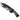 Black Obsidian Crystal Wand 14cm - Serpent Engraved Ritual Wand - Grounding & Protection