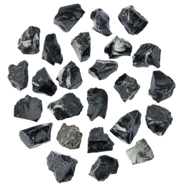 Black Obsidian Rough Stone 4–6cm (50-60g) - Healing Crystal for Protection & Grounding